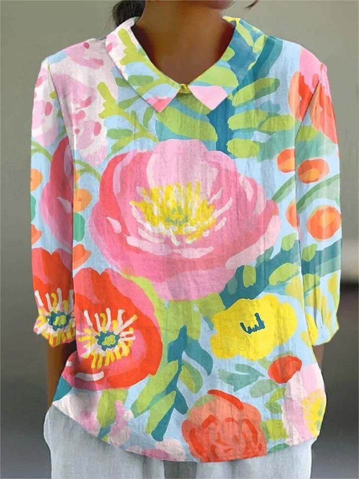 Vivian Blooming Garden Blouse