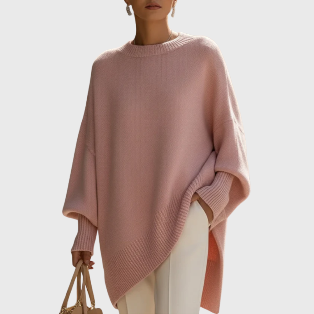 Livia I oversized poncho-sweater