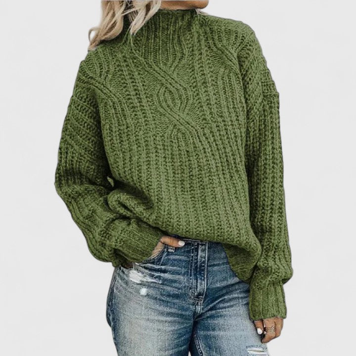 Lerynna | Sophisticated Cable Knit Sweater